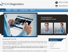 Tablet Screenshot of noadiagnostics.com